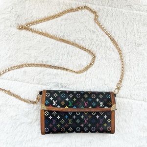 Louis Vuitton multi color long wallet